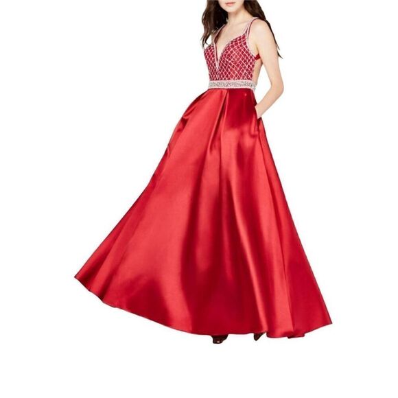 TLC Say Yes Dresses & Skirts - TLC Say Yes To The Prom Womens Jeweled Maxi Evening Dress sz 17/18jr